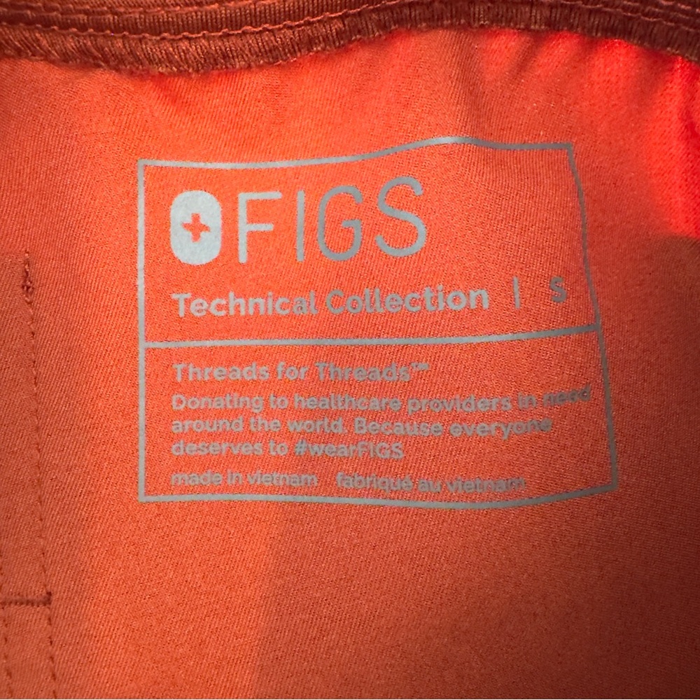 Figs Technical Collection Scrub Set Zamora Jogger Catarina Top Sz S Autumn - Picture 10 of 12